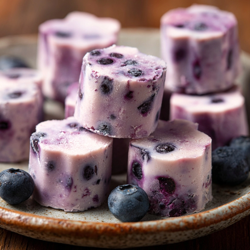 Blueberry Yogurt Paw Treats for Dogs Recipe - Recipe Image