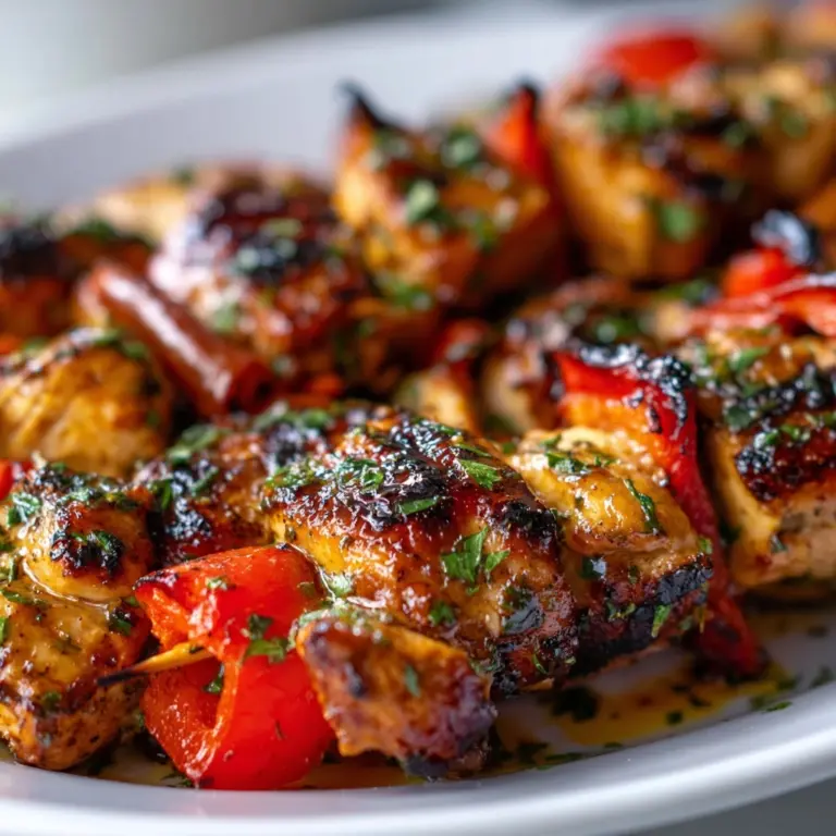 Grilled Chicken with Garlic Brown Sugar Sauce Recipe