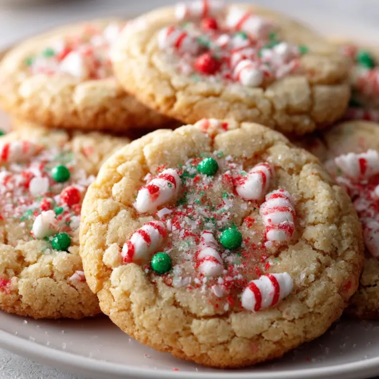 Candy Cane Kiss Cookies Recipe