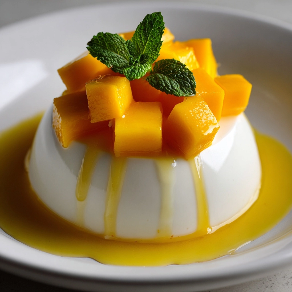 Mango Panna Cotta Delight Recipe - Recipe Image