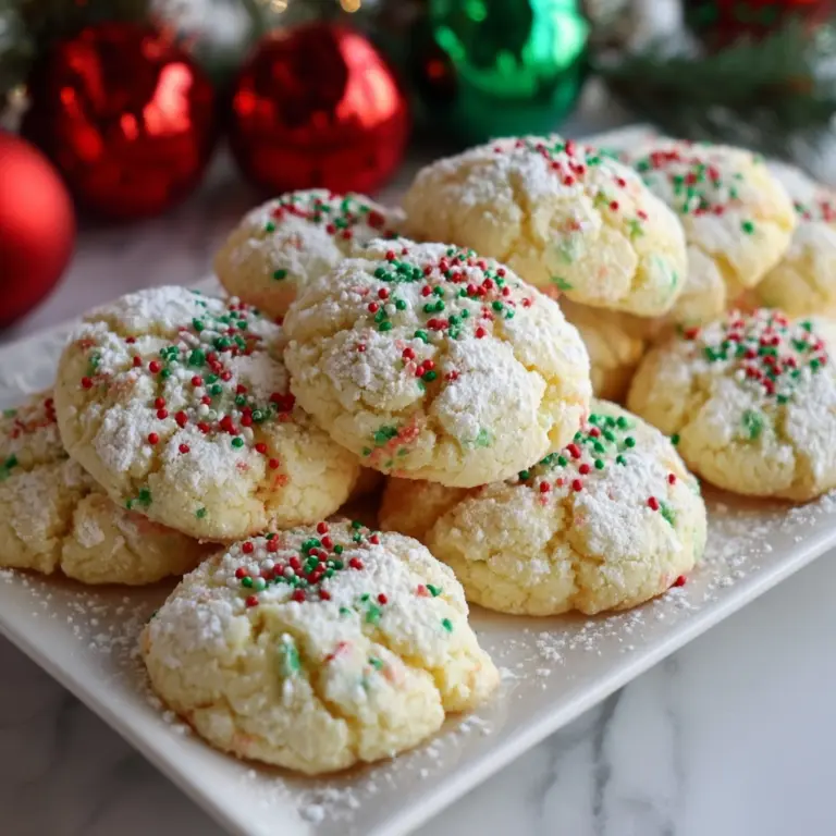Christmas Ooey Gooey Butter Cookies Recipe