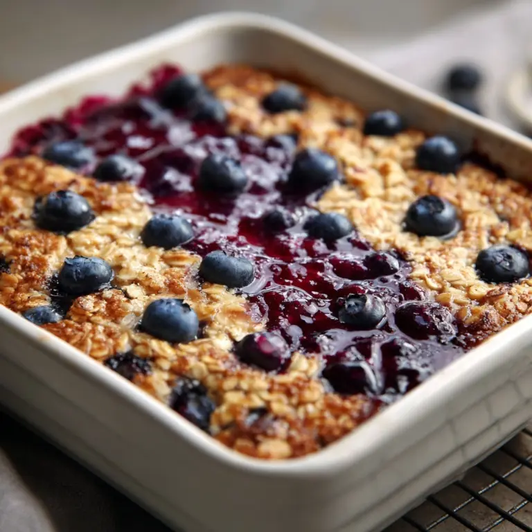 Blueberry Baked Oats Recipe