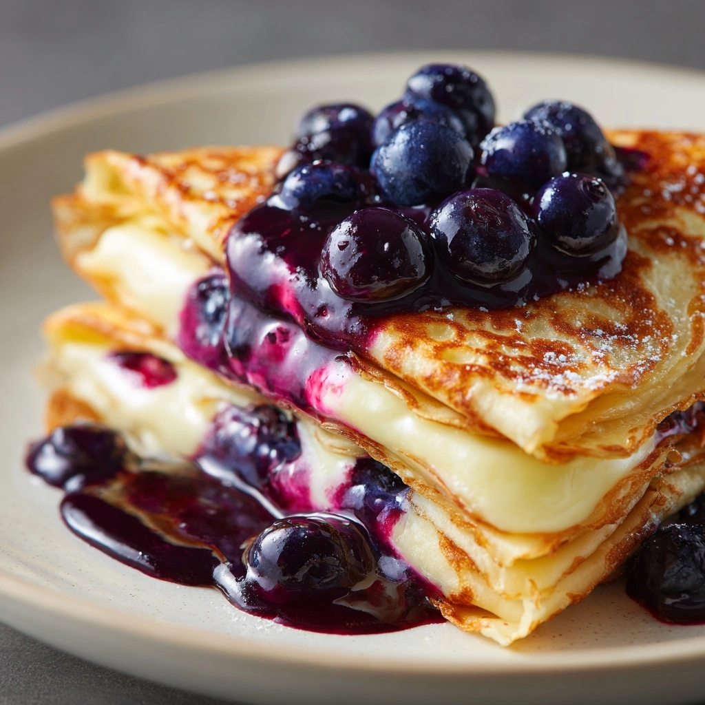 Blueberry Breakfast Quesadilla for a Quick Morning Meal Recipe - Recipe Image