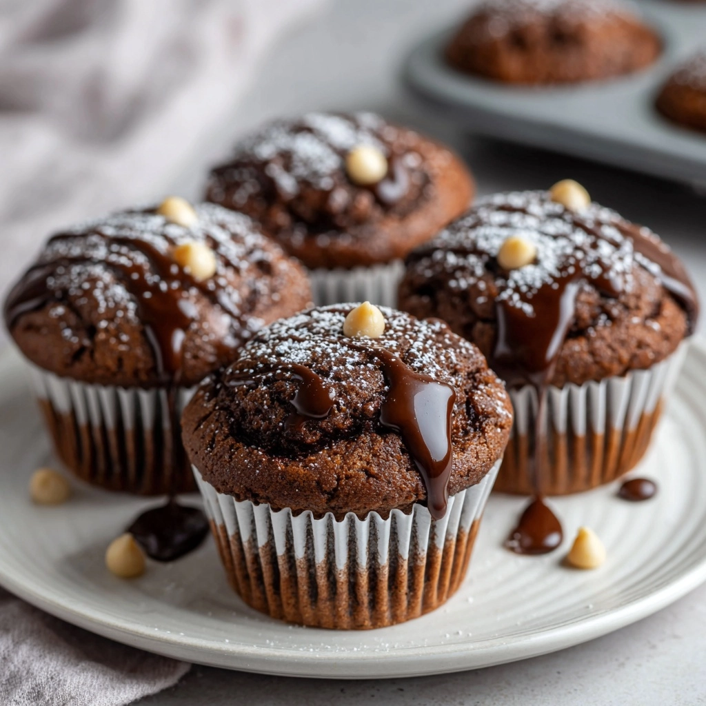 Double Chocolate Espresso Muffins Recipe - Recipe Image