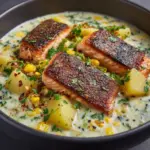 Creamy Blackened Salmon Chowder Recipe
