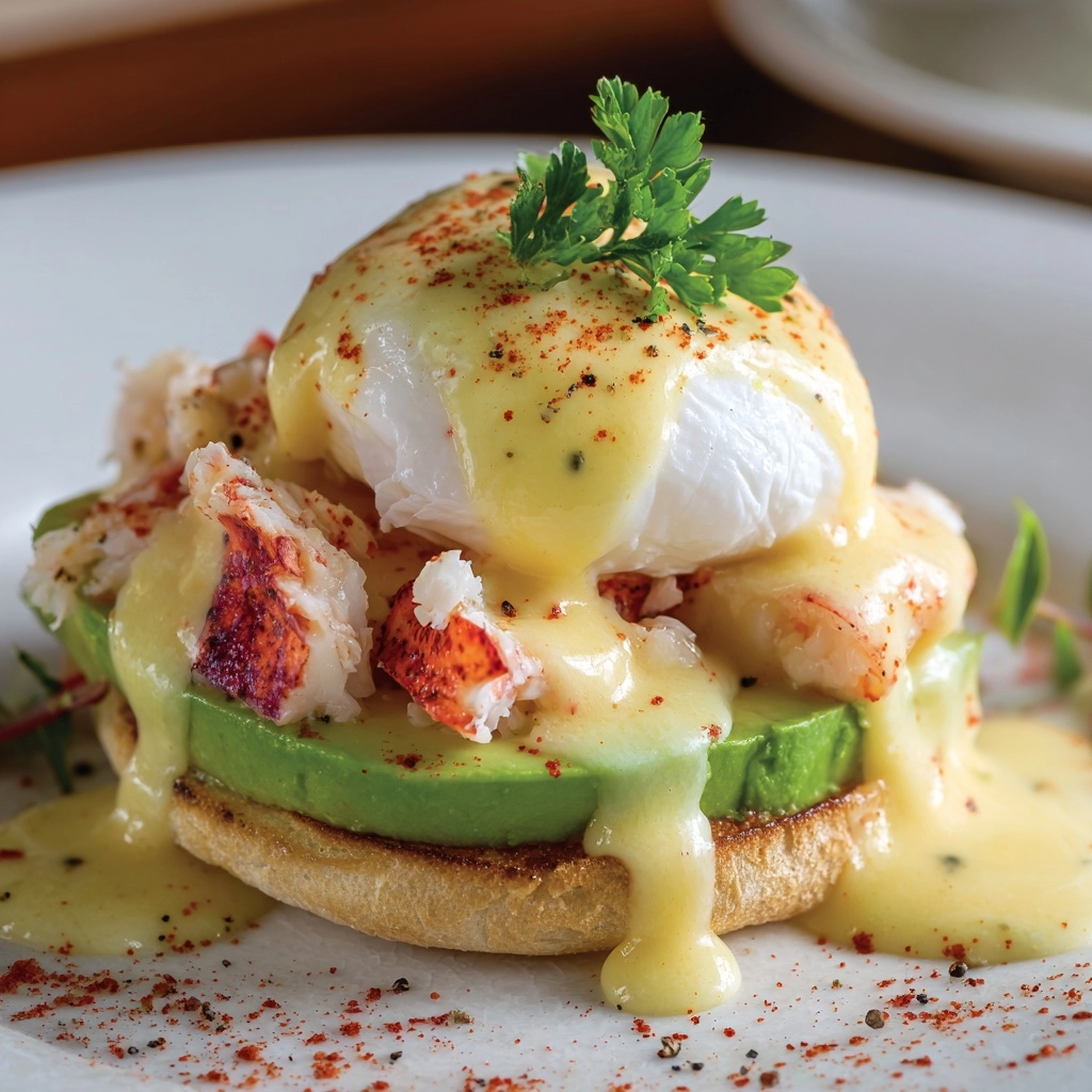 Crab & Avocado Eggs Benedict Recipe - Recipe Image