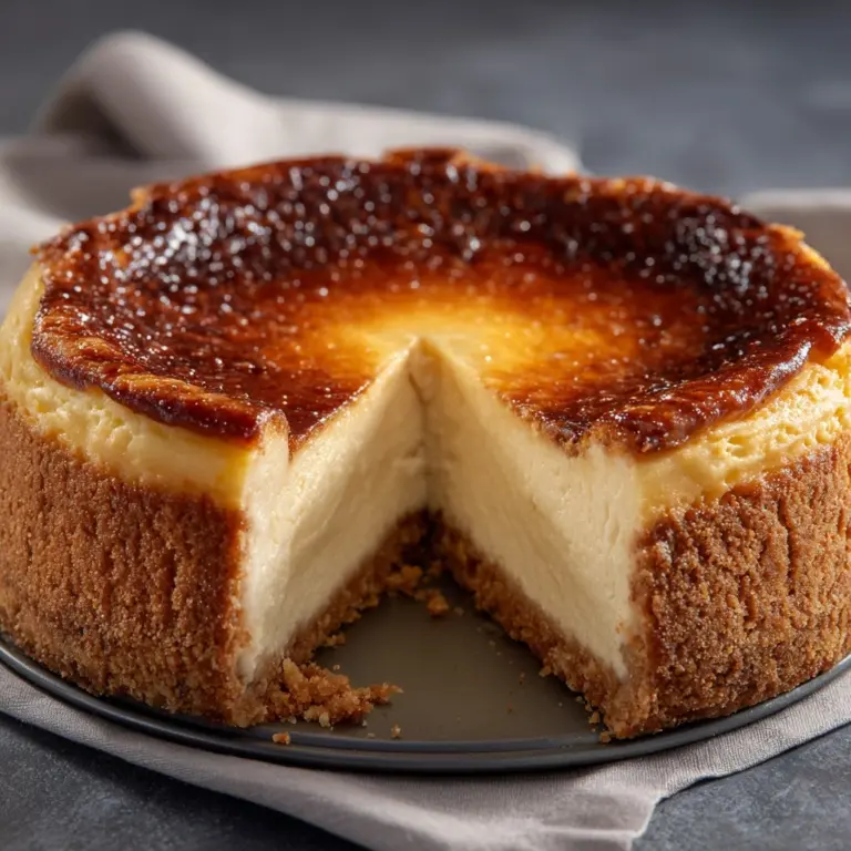 Loaf Pan Basque Cheesecake Recipe