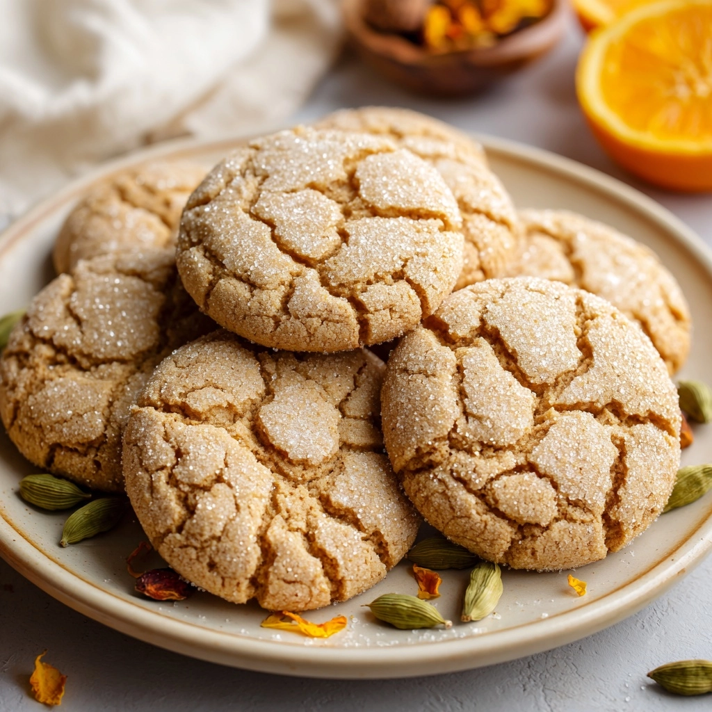 Orange Cardamom Cookies Recipe - Recipe Image