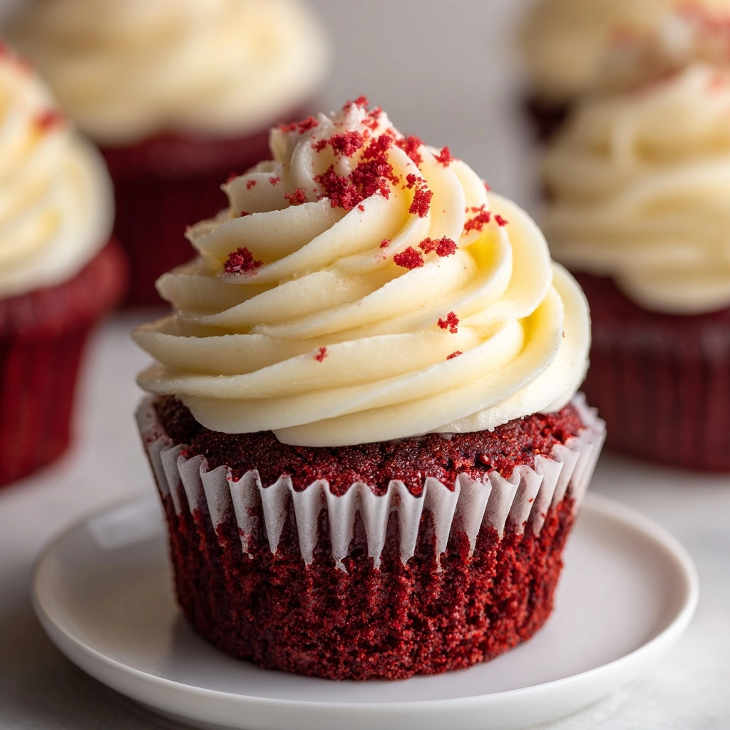 Red Velvet Cheesecake Cupcake Recipe - Recipe Image