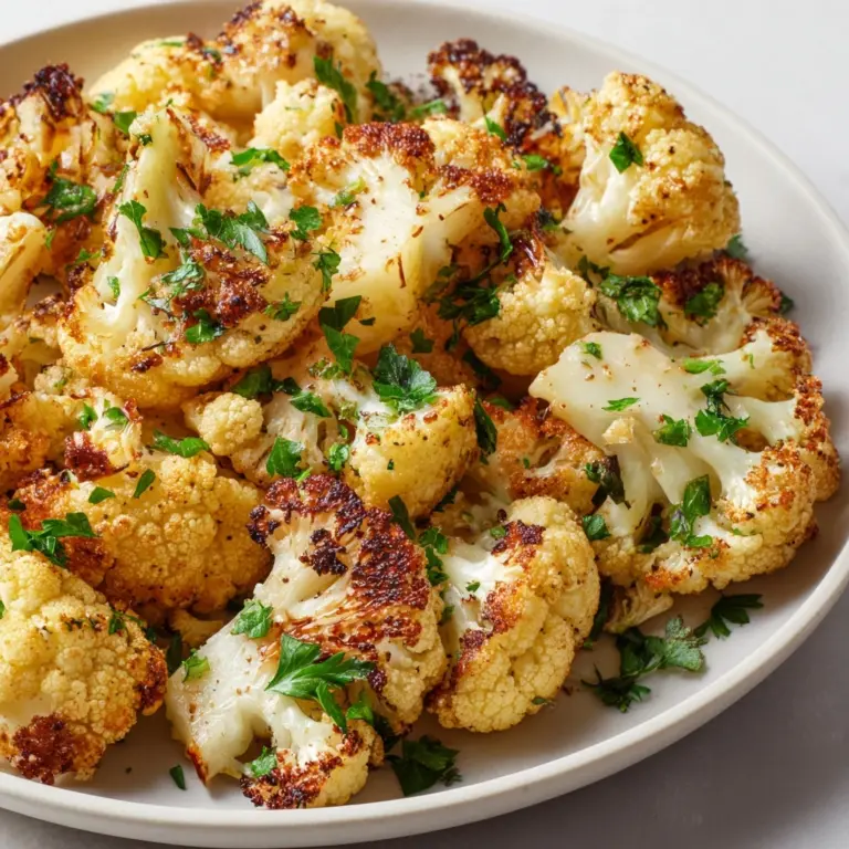 Delicious Oven-Roasted Cauliflower Recipe