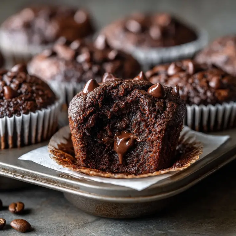 Double Chocolate Espresso Muffins Recipe