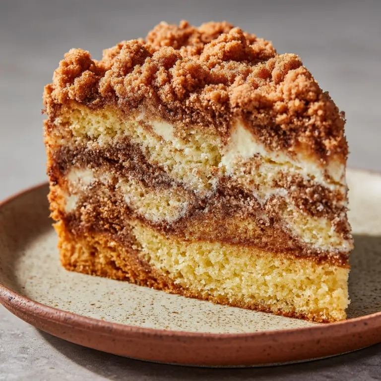Classic Cinnamon Streusel Coffee Cake Recipe