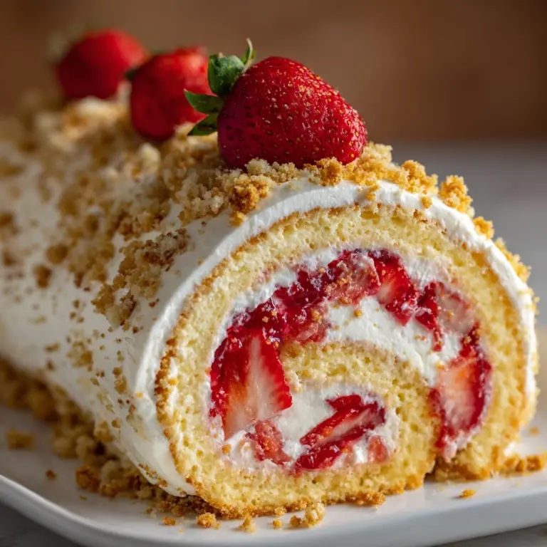 Strawberry Shortcake Cheesecake Dessert Sushi Rolls Recipe