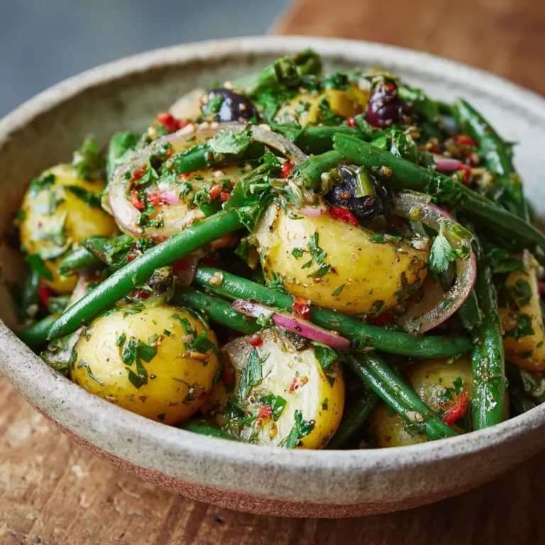 French-Style Potato and Green Bean Salad Recipe