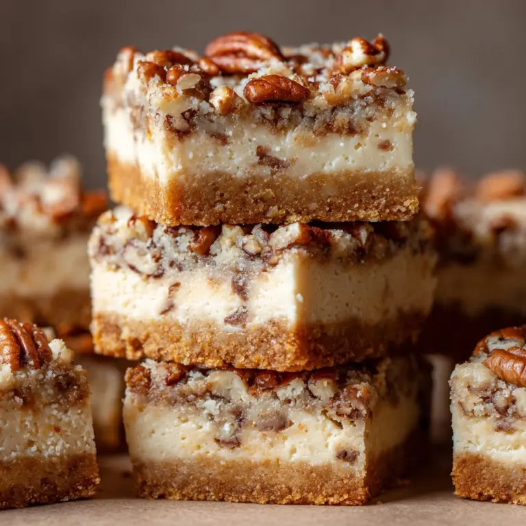 Pecan Shortbread Bars Recipe