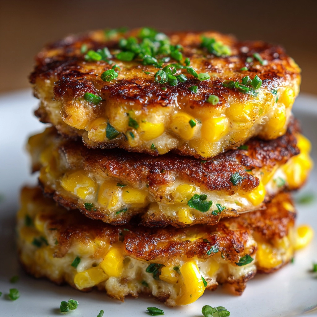 Cheesy Corn Fritters Recipe - Recipe Image