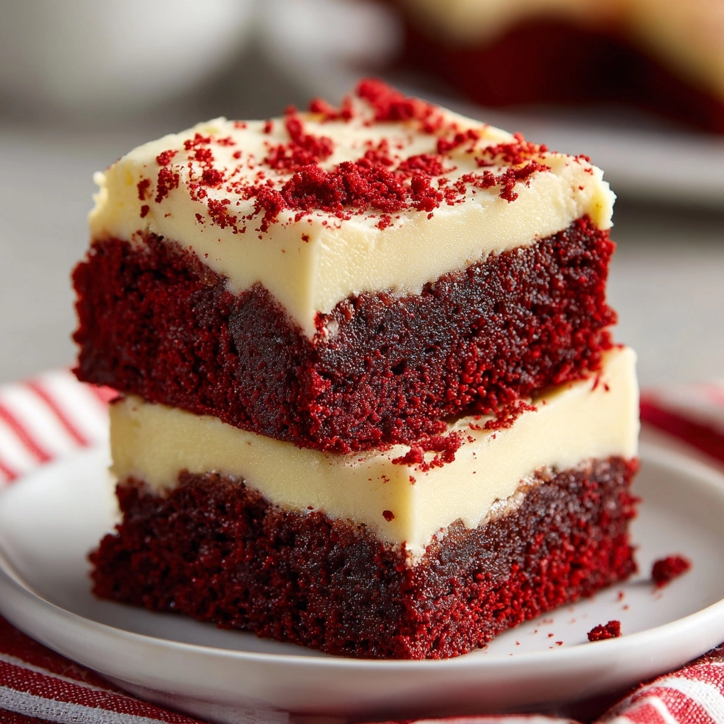 Red Velvet Brownies Recipe - Recipe Image