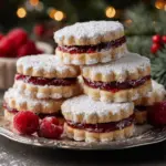 Raspberry-Filled Almond Snow Cookies – Festive Treat Recipe