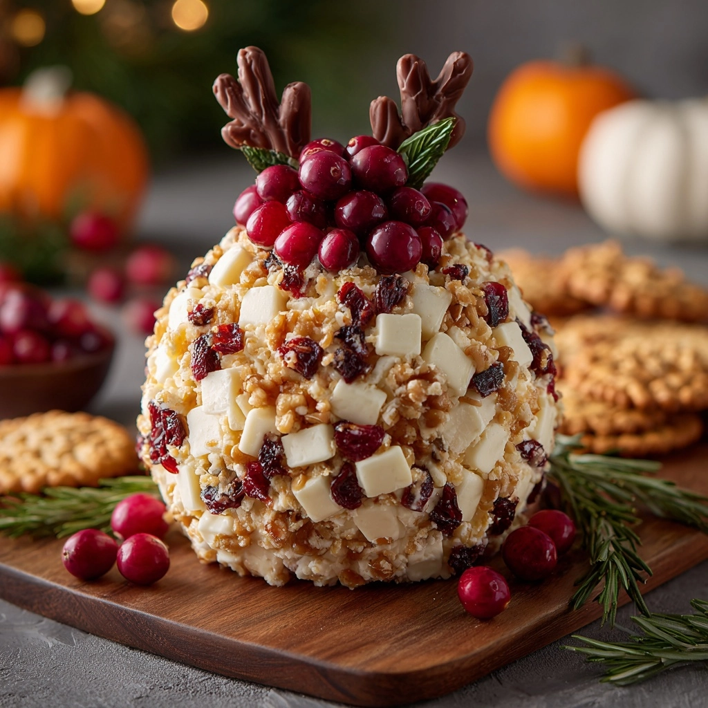 Reindeer Cheese Ball Recipe - Recipe Image