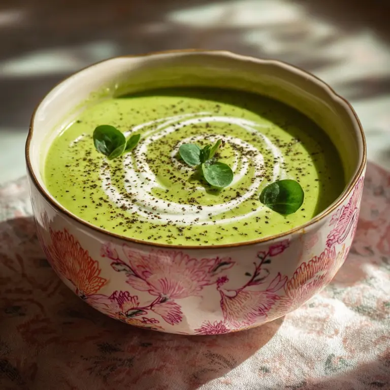 Spring Pea and Mint Soup Recipe