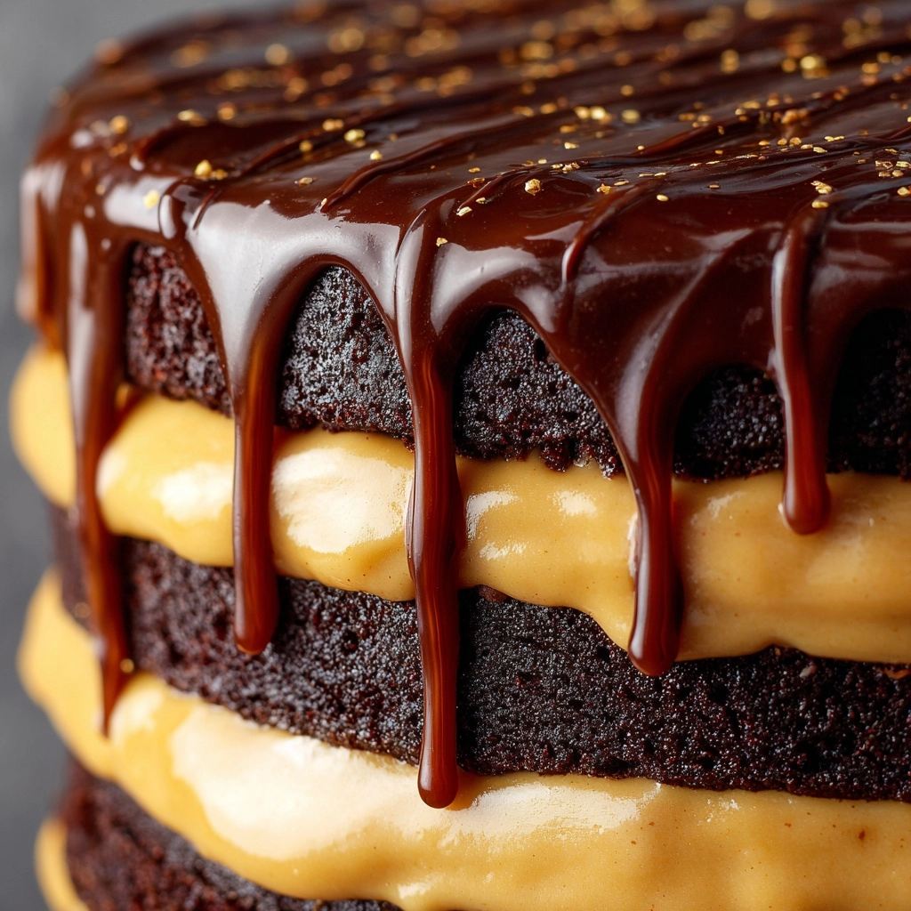 Chocolate Fudge Cake with Salted Caramel Buttercream Recipe - Recipe Image