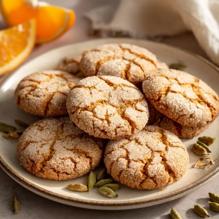Orange Cardamom Cookies Recipe