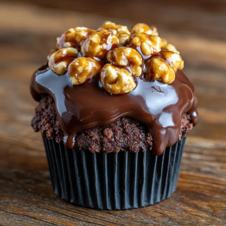 Chocolate Peanut Butter Lava Cupcakes Recipe