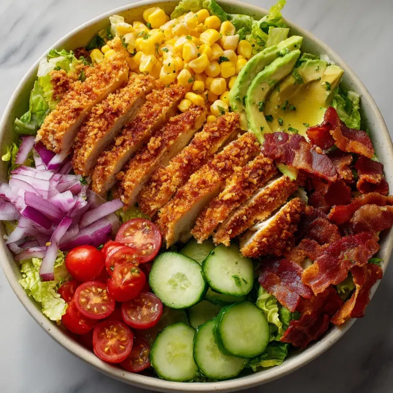 Honey Mustard Crispy Chicken Salad Recipe