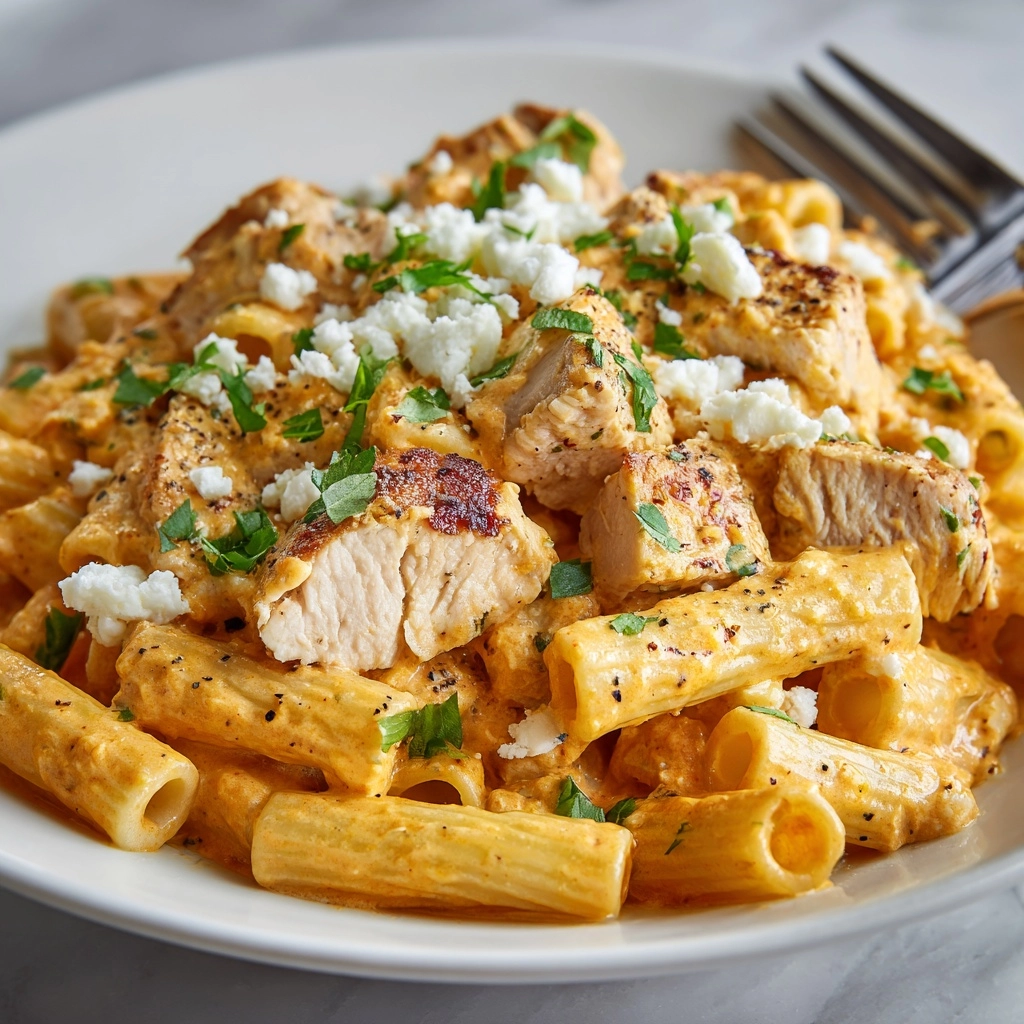 Buffalo Chicken Pasta Recipe - Recipe Image