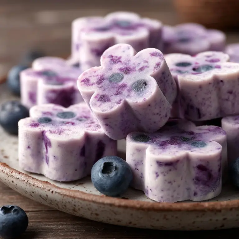 Blueberry Yogurt Paw Treats for Dogs Recipe