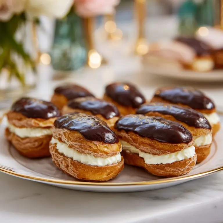Mocha Éclairs Recipe