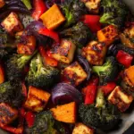 Warm Roasted Veggie Salad with Maple Dijon Vinaigrette Recipe