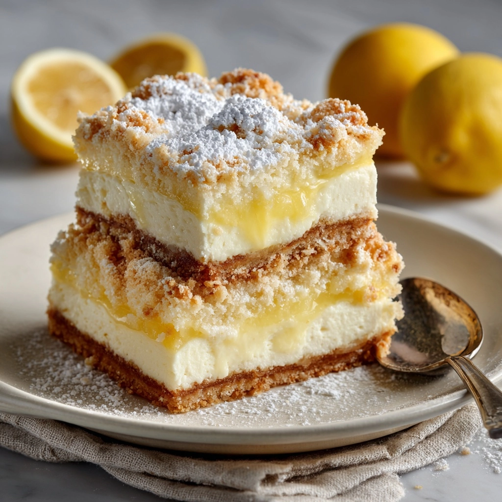 Lemon Cream Cheese Dump Cake Recipe - Recipe Image