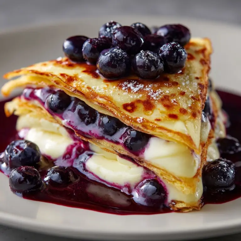Blueberry Breakfast Quesadilla for a Quick Morning Meal Recipe