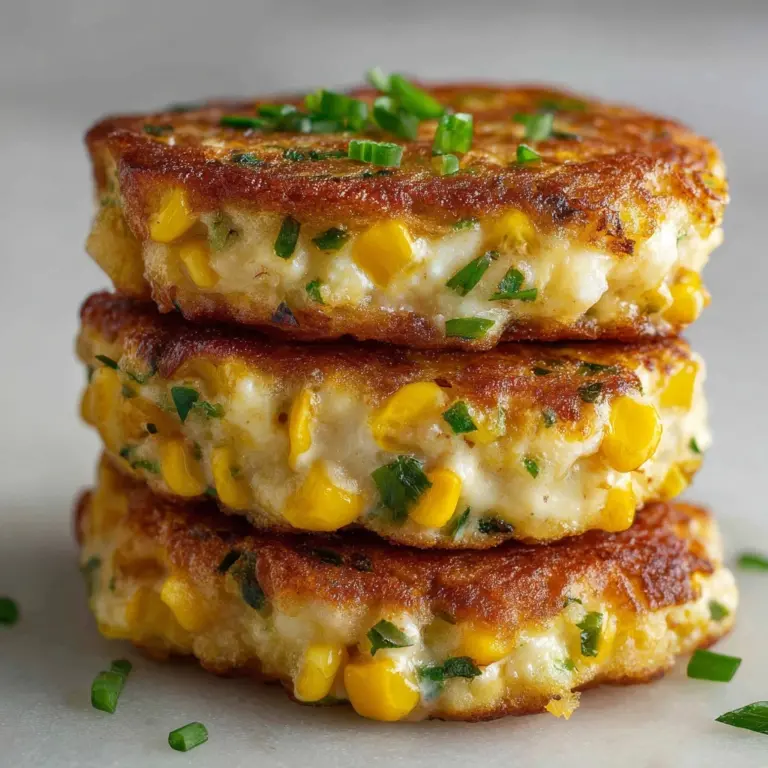 Cheesy Corn Fritters Recipe