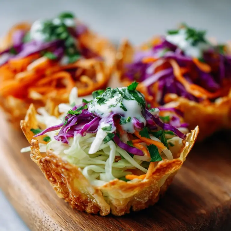 Creamy Ranch Slaw Cups Recipe