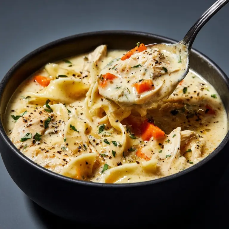 Creamy Chicken Alfredo Soup Recipe
