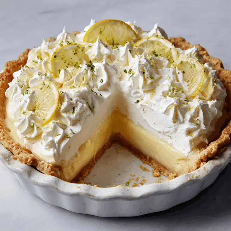 Lemon Angel Pie Recipe
