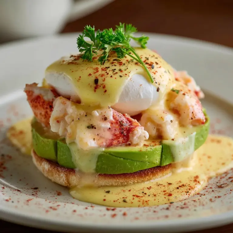 Crab & Avocado Eggs Benedict Recipe