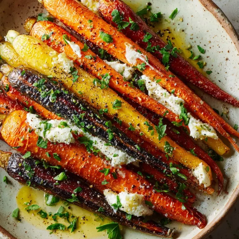 Roasted Carrots with Whipped Ricotta Recipe