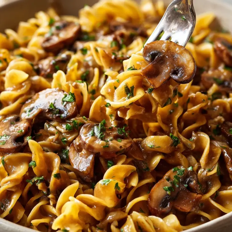 Mushroom Stroganoff Recipe