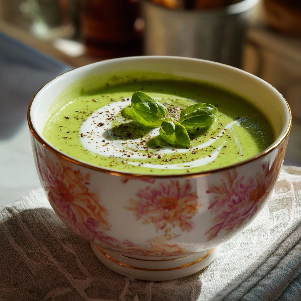 Spring Pea and Mint Soup Recipe - Recipe Image