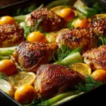 Clementine Roast Chicken with Fennel and Honey Recipe