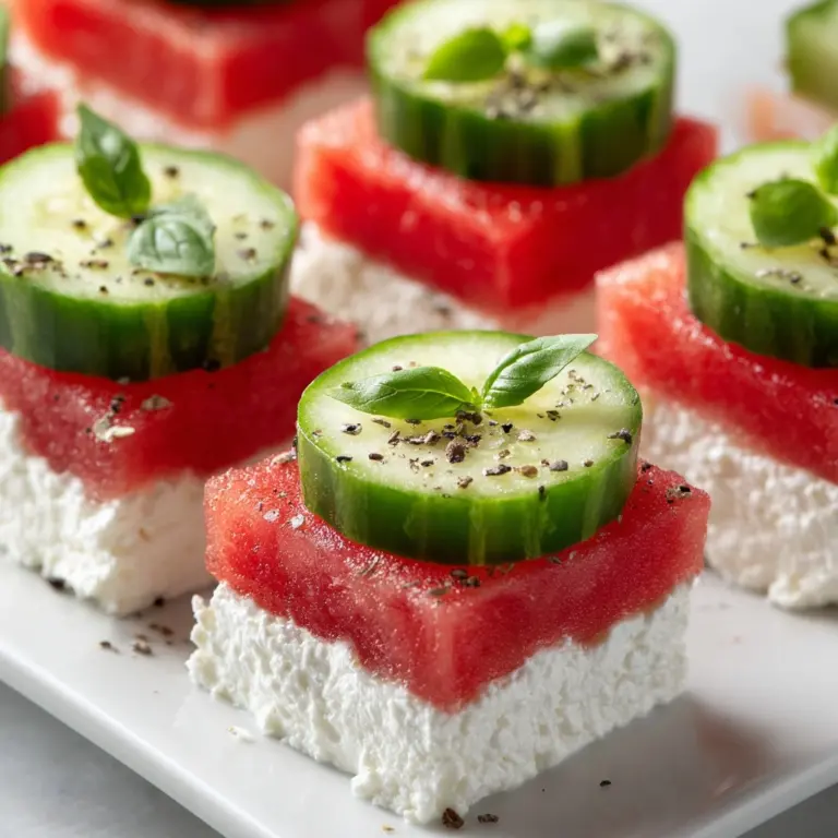 Summer Watermelon Goat Cheese Recipe