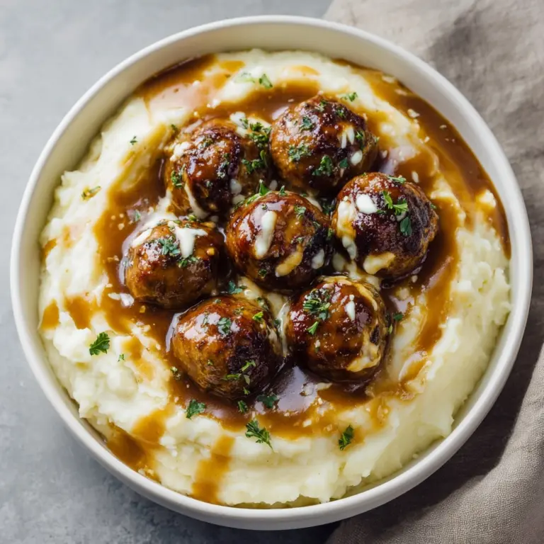 Crock Pot French Onion Meatballs Recipe