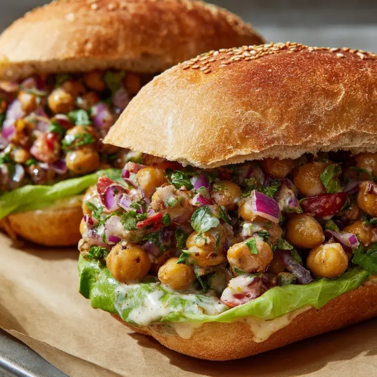 Chickpea Salad Sandwich Recipe