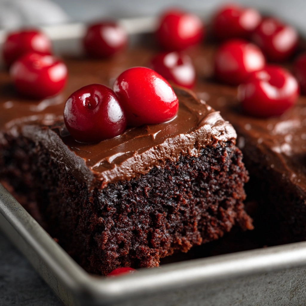 Dr Pepper Cherry Cake Recipe - Recipe Image