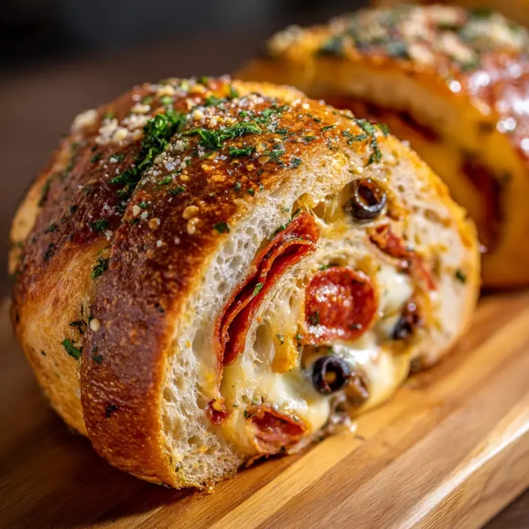 Pepperoni Black Olive Stromboli Recipe for Easy Dinner Recipe