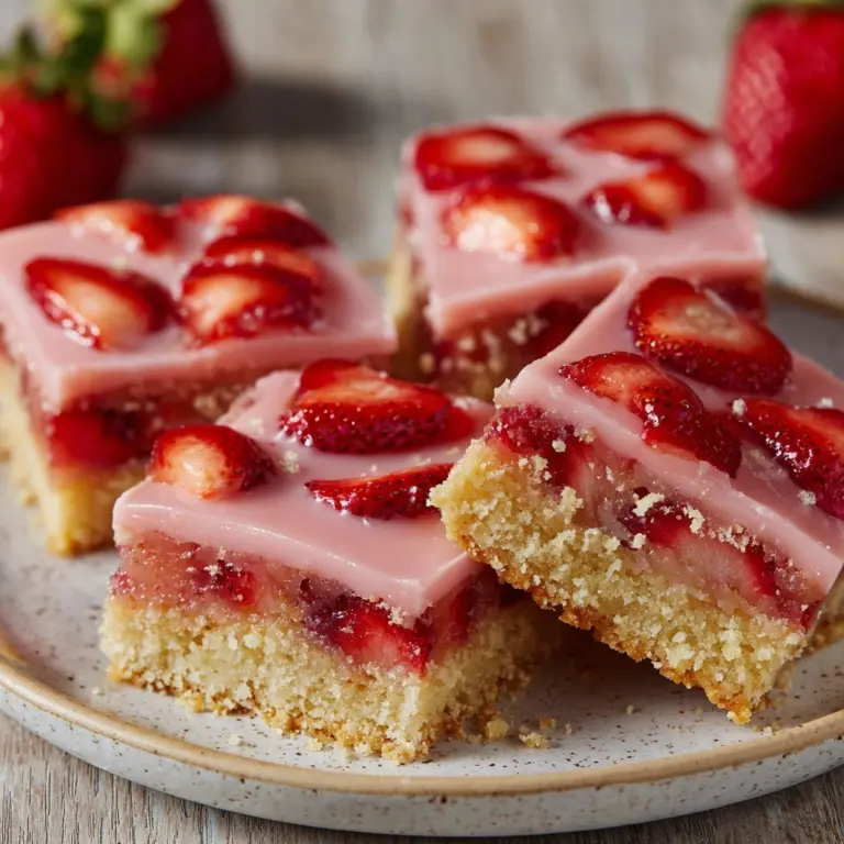Strawberry Bars Recipe
