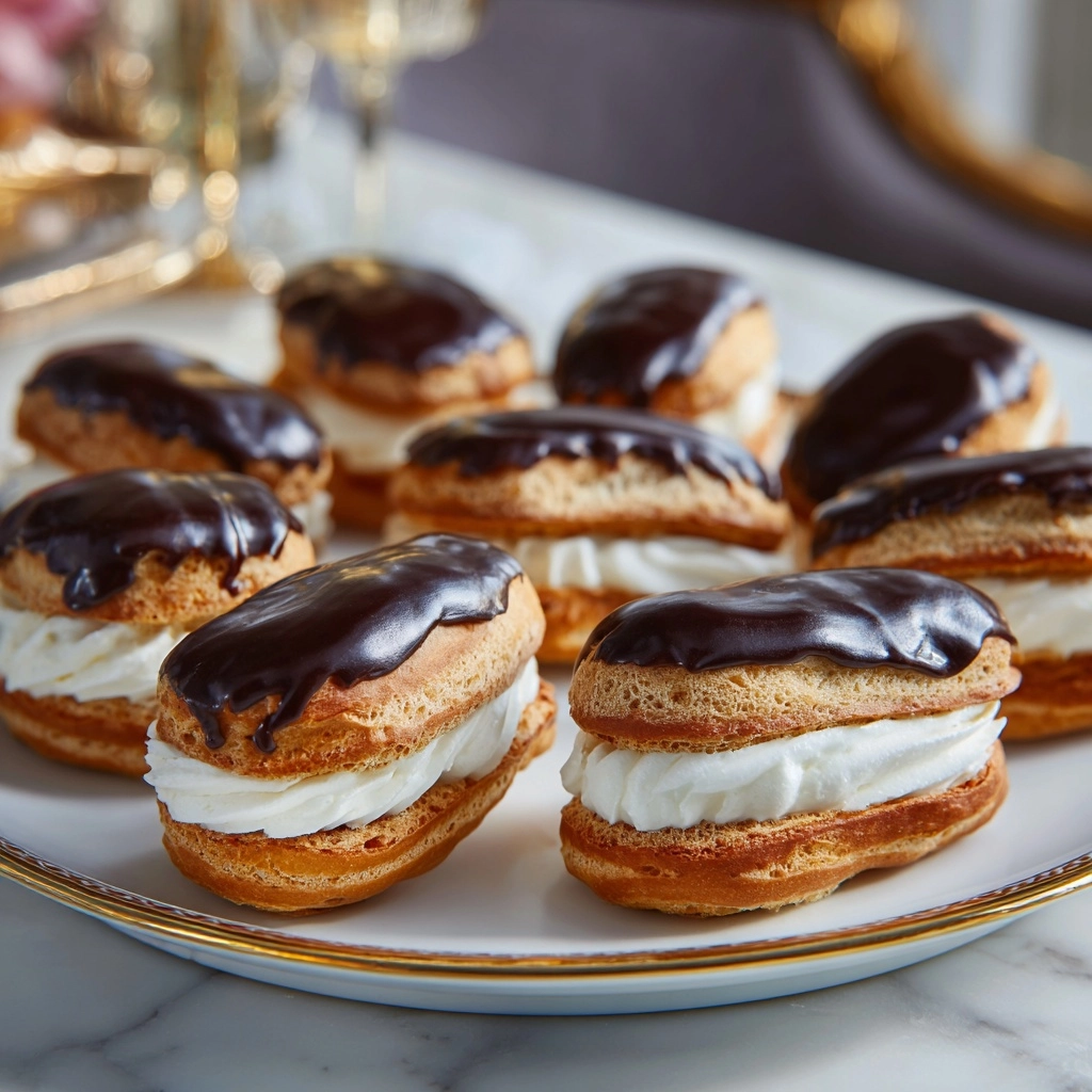 Mocha Éclairs Recipe - Recipe Image